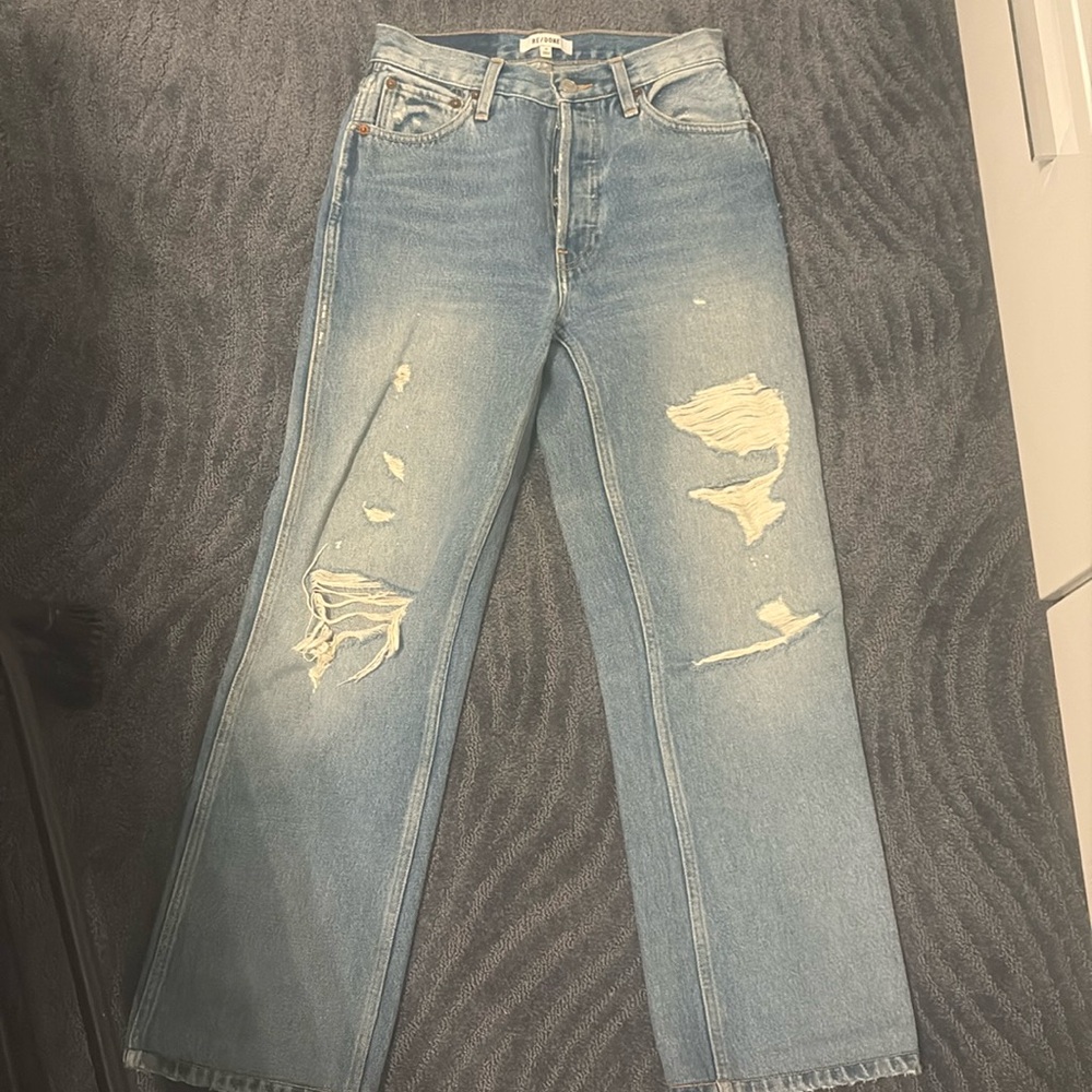 Blue denim jeans 
Worn 1-2x 
Excellent condition